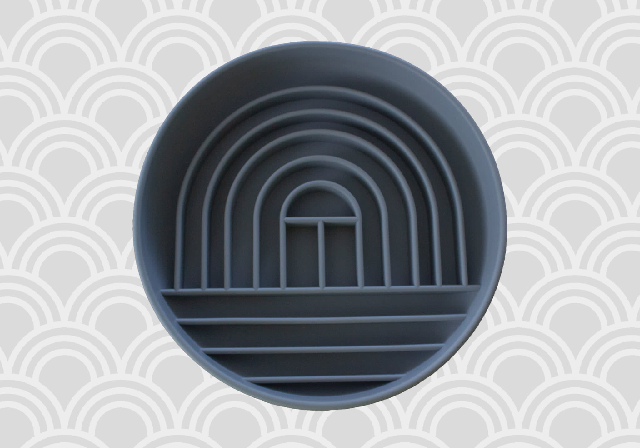 Silicone Rainbow Slow Feeder - Interactive Anti-Gulping Enrichment Mat for Dogs & Cats