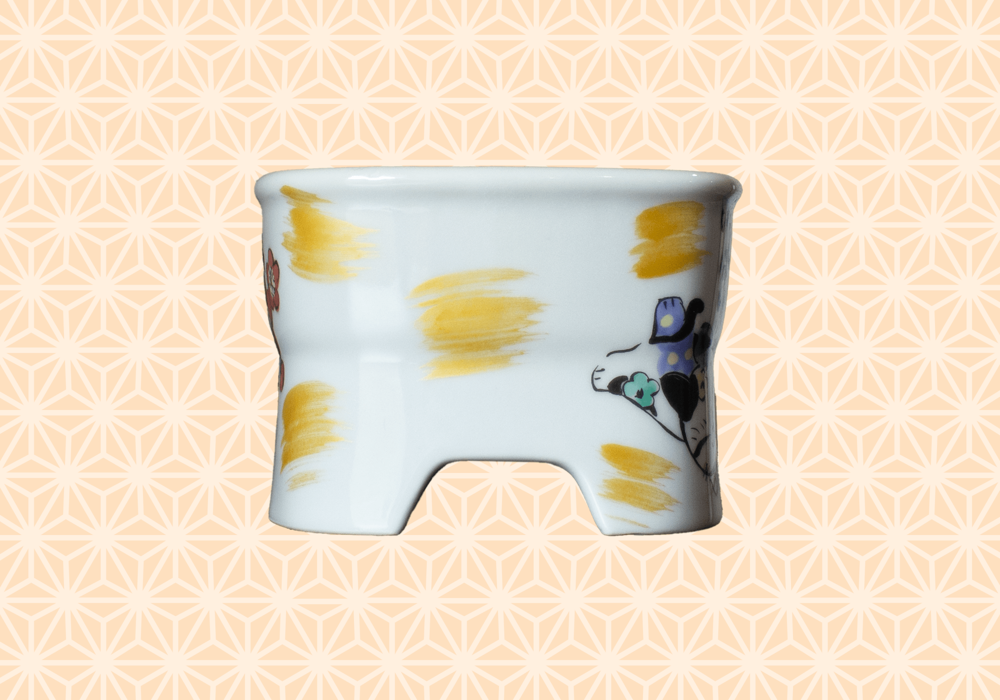 Handmade Japanese Ceramic Slow Feeder Bowl for Cats & Dogs | Artisan Pet Dining