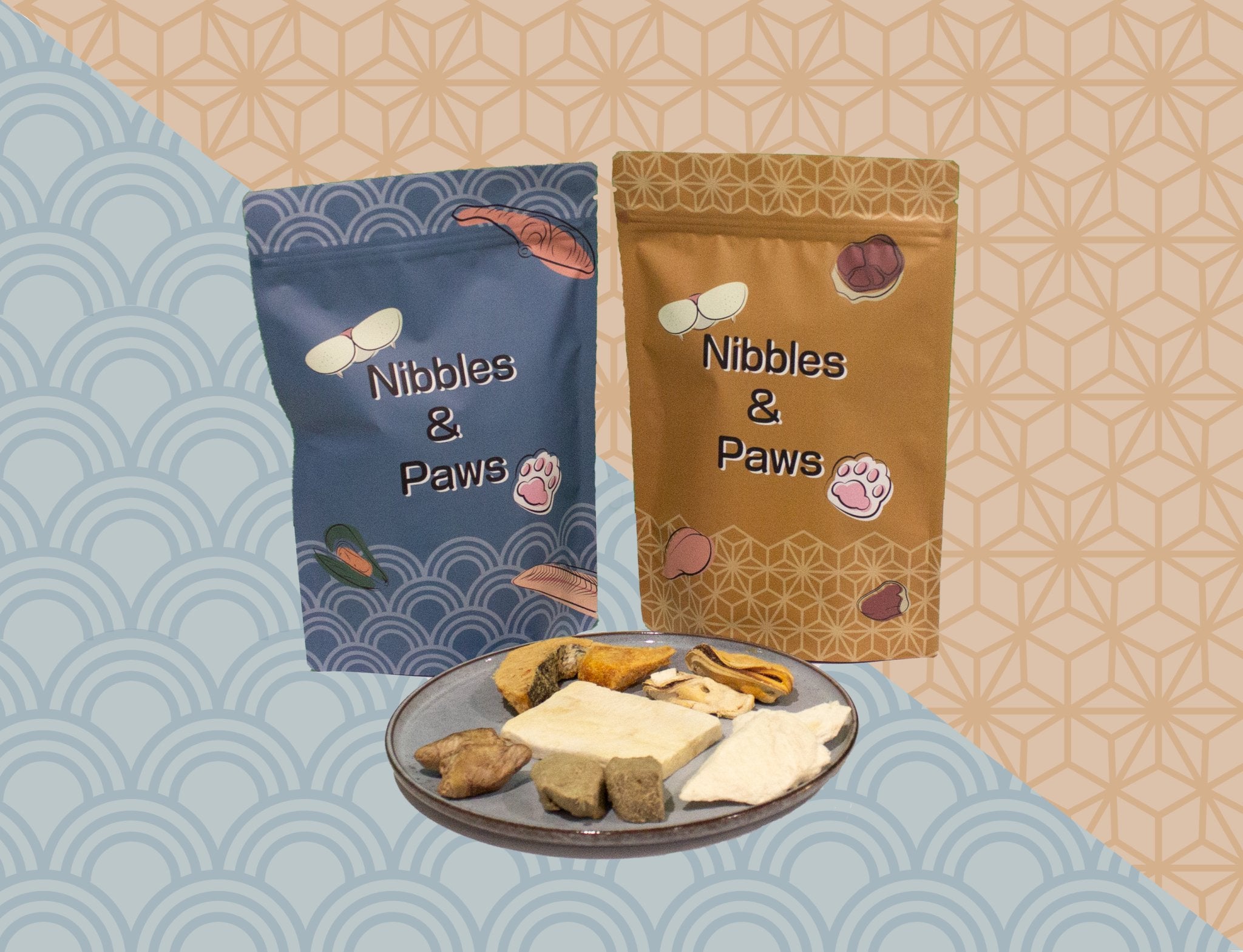 Nibbles and Paws Freeze-Dried sample packs