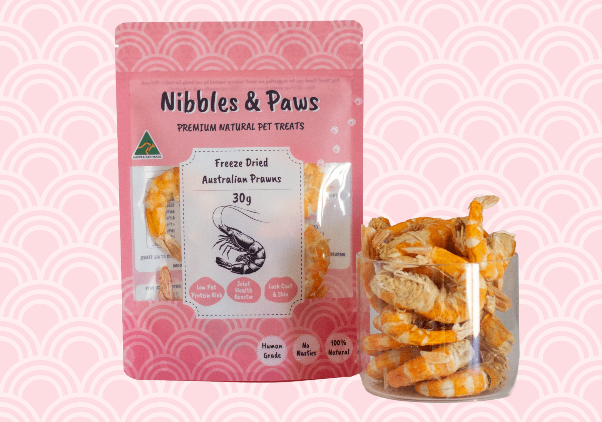 Freeze Dried Australian Prawn 30g 🦐