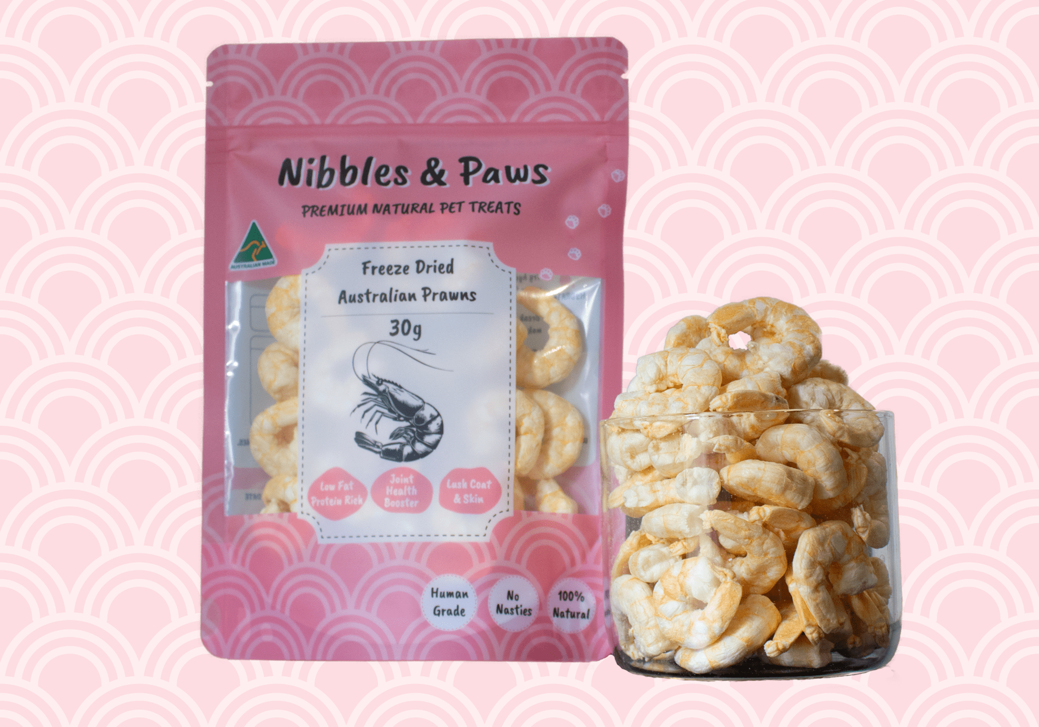 Freeze Dried Australian Prawn 30g 🦐